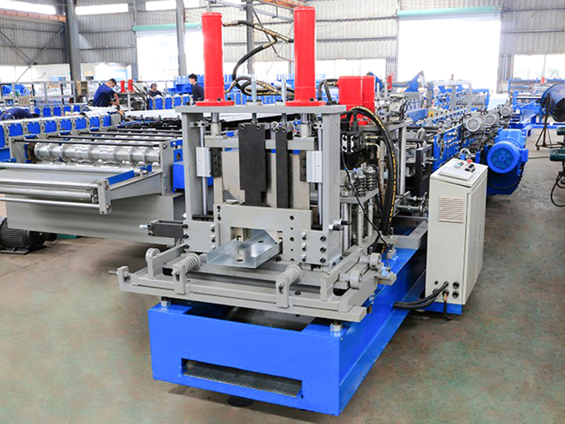 80-300 Jenis Mesin Pembentuk Gulung Purlin CU Automatik Sepenuhnya